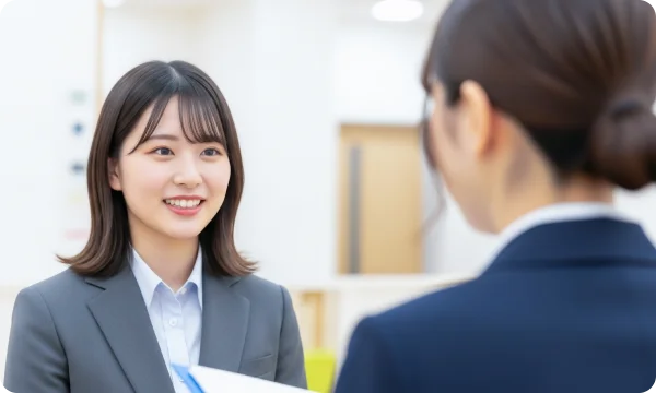 採用面談の様子